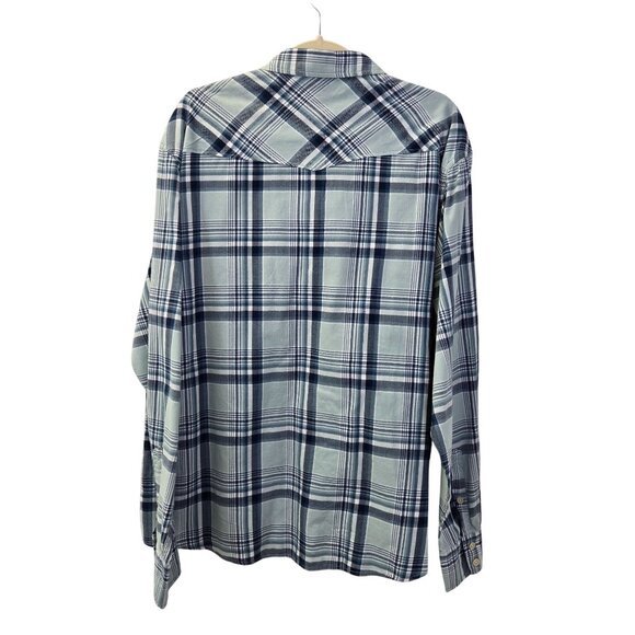 Lucky Brand Western Style Plaid Button Down Shirt Size XL - Picture 2 of 6